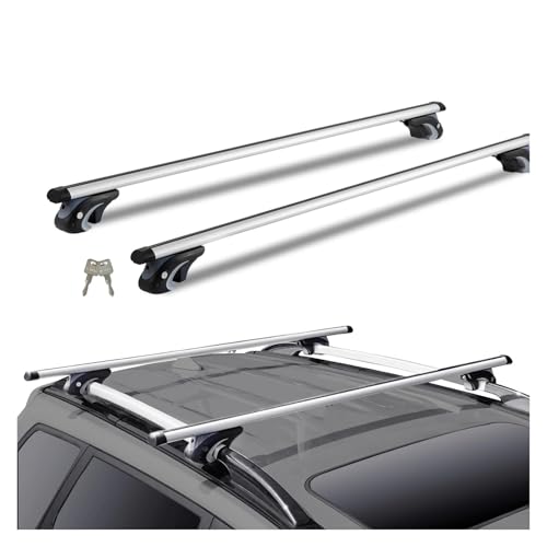Porte-bagages de voiture barres de toit en aluminium galerie transversale universelle