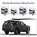 Camping Car Side Awning, Pull Out Tent Shelter Waterproof RV Sun Shelter PU5000mm UV50+ Shade, Vehicle Awning for SUV/Truck/Van, Height Adjustable(200x250x110~210cm)