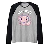 Photo Gallery axolotl gamesolotl kawaii chibi pastello goth anime maglia con maniche raglan Photo Gallery axolotl gamesolotl kawaii chibi pastello goth anime maglia con maniche raglan