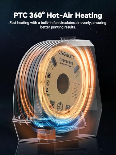 Image of Creality Space Pi Filament Dryer, Filament Storage Box, Upgraded Double 360 Heating Drying with Fan&Touch Screen, 3D Printer Filament Spool Holder, Dehydrator 1.75 /2.85 /3mm PLA PETG ABS TPU Nylon