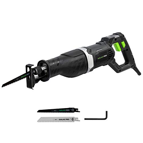 Reciprocating Saw, GALAX PRO 7.5 Amp Electric Saw with1-1/8"(28mm) Stroke Length,0-2500RPM Variable Speed