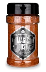 Ankerkraut Magic Dust, BBQ Rub, Marinade für Fleisch, Gewürzmischung zum grillen, allzweck Gewürz mit Paprika geräuchert nach Originalrezept, 230 g im Streuer