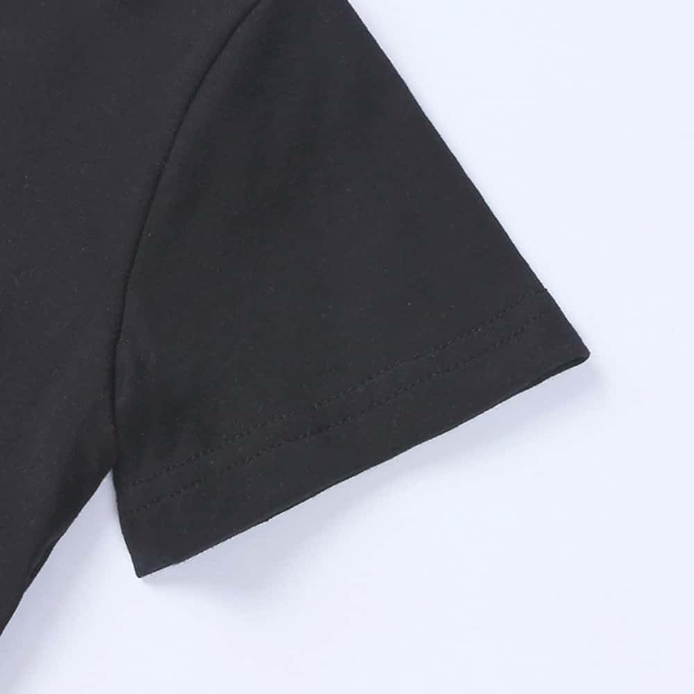 Toddler Little Kids Baby Boys Girls Magic Flip Sequins Tshirt,Short Sleeve Crew Neck Pullover Tees Tops (StarBlack, 3-4 Years) - Image 5