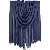 Iristide Womens Long Scarf in Solid Color, Light Weight Large Shawls Wrap for Beach Outdoor Camping Traveling...