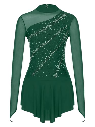Justaucorps de ballet pour femmes Yhong sans irritation avec strass