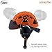 LOHASPRO Arborist Forestry Helmet Safety Hard Hat with Visor and Ear Muffs for Tree Service Logging Cutting Wood Chainsaw Helmet Garden Work Mowing(P91 Orange+Smoked Visor+Earmuff)