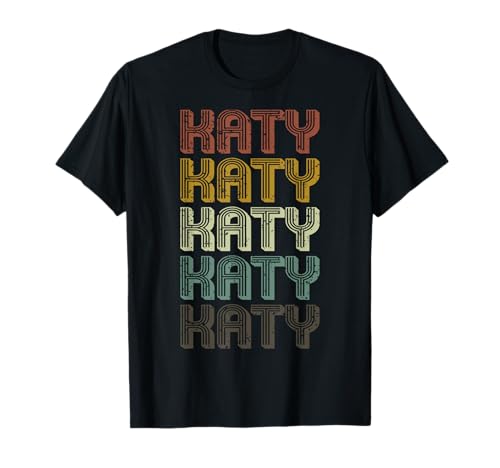 Retro Katy Nome Personalizzato Katy Groovy Vintage Maglietta