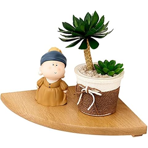 Oak Floating Corner Shelf by OAKERLAND Cover