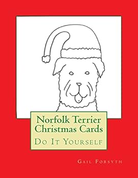 Paperback Norfolk Terrier Christmas Cards: Do It Yourself Book