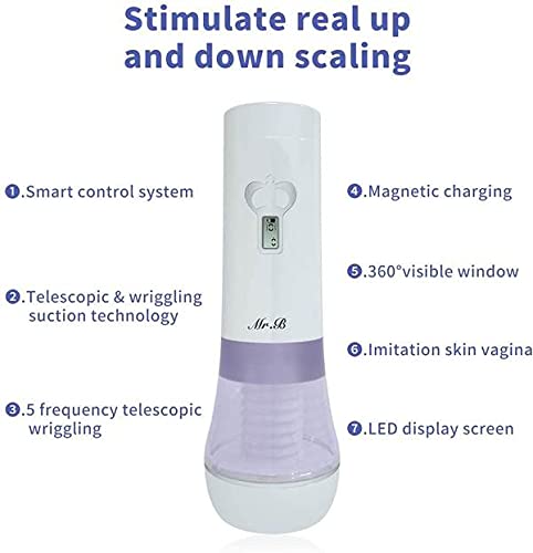 3D mastûrbador Mašćulíno, 3 Modes De Succion Y 9 Modos De Vibracḯon, Masturvador Mascụlino Automatic