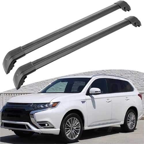 Barras de techo para Mitsubishi Outlander PHEV 2013-2021 portaequipajes de aluminio 2 piezas 2
