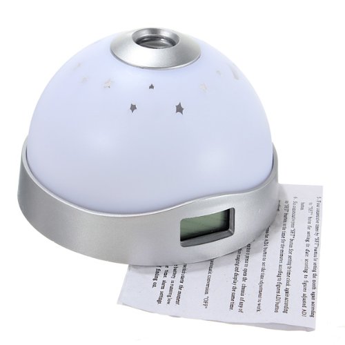 Magic Focus Starry Color Changing LED Night Projection Digital Clock