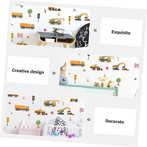 Toyvian 4 Conjuntos De Adesivos De Parede De Tráfego Adesivos De Decoração De Vidro Para Logotipo Do