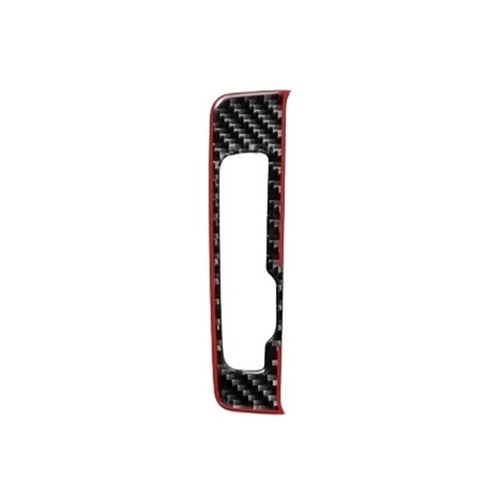 Xxiucj Red Lhd Car Cover Console Panel For A3 8V S3 2013-2019 Carbon Fiber Center Console Shift Panel Trim Sticker Decoration Car Interior Tuning(Red Lhd)