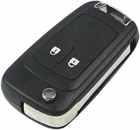 Multibao 2 Button Uncut Remote Control Flip Folding Key Fob Shell Case Blade For Vauxhall Opel Astra Insignia Compatible with Vauxhall Opel Buick Astra Insignia Vectra Zafira Meriva Mokka