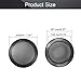 Fielect 4Pcs 6.5inch Speaker Grill Cover Mesh Decorative Circle Woofer Guard Protector Cover Audio Accessories Black Cloth Cover with 16 Screws