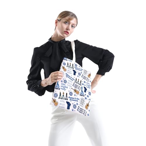 POFULL Bolsa Tote Inspirada en Mamma Music miniatura 5