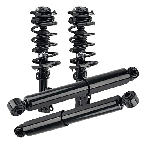 Autosity Front And Rear Complete Struts Shock Absorber Fits Cobalt 2005-2010, G5, Hhr, Pursuit, Quick Suspension 172179L 172179R 5779 33183 * 2, Struts With Coil Spring Assemblies Saa185 4 Pcs #TOP1