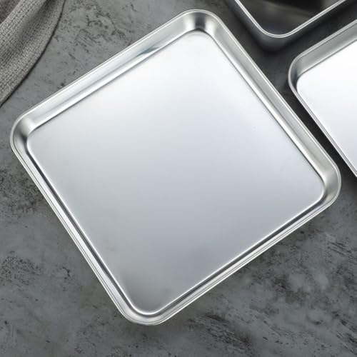 Bandeja de horno de acero inoxidable duradera para repostería de precisión 5