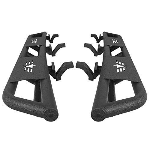 U-Box Gladiator Side Steps Running Board Nerf Bars Non-Slip Rock Slider Rails For Jeep Gladiator Jt 2020 2021 2022 2023 Sport | Willys | Overland | Rubicon | Mojave | Altitude | North Edition - Pair #TOP6