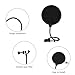 Musiin Microphone windscreen Pop Filter Compatible with Shure TONOR Razer Seiren X, Mini, V2 Pro, Elite, Emote Proscreen Microphone Filter Shield with Metal Stabilizing Arm, Antipop Mask with C-Clamp