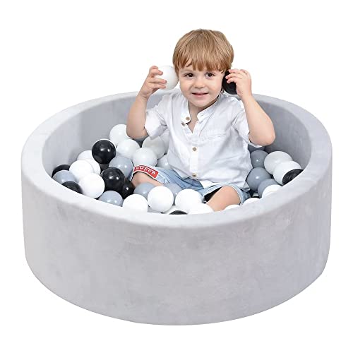 Image of Durable and Safe Ball Pit for Toddlers,Stable and Soft, Like Being in Mom's Arms,Designed for Easy Assembly, Great for Indoor and Outdoor Play!（No Balls Included）
