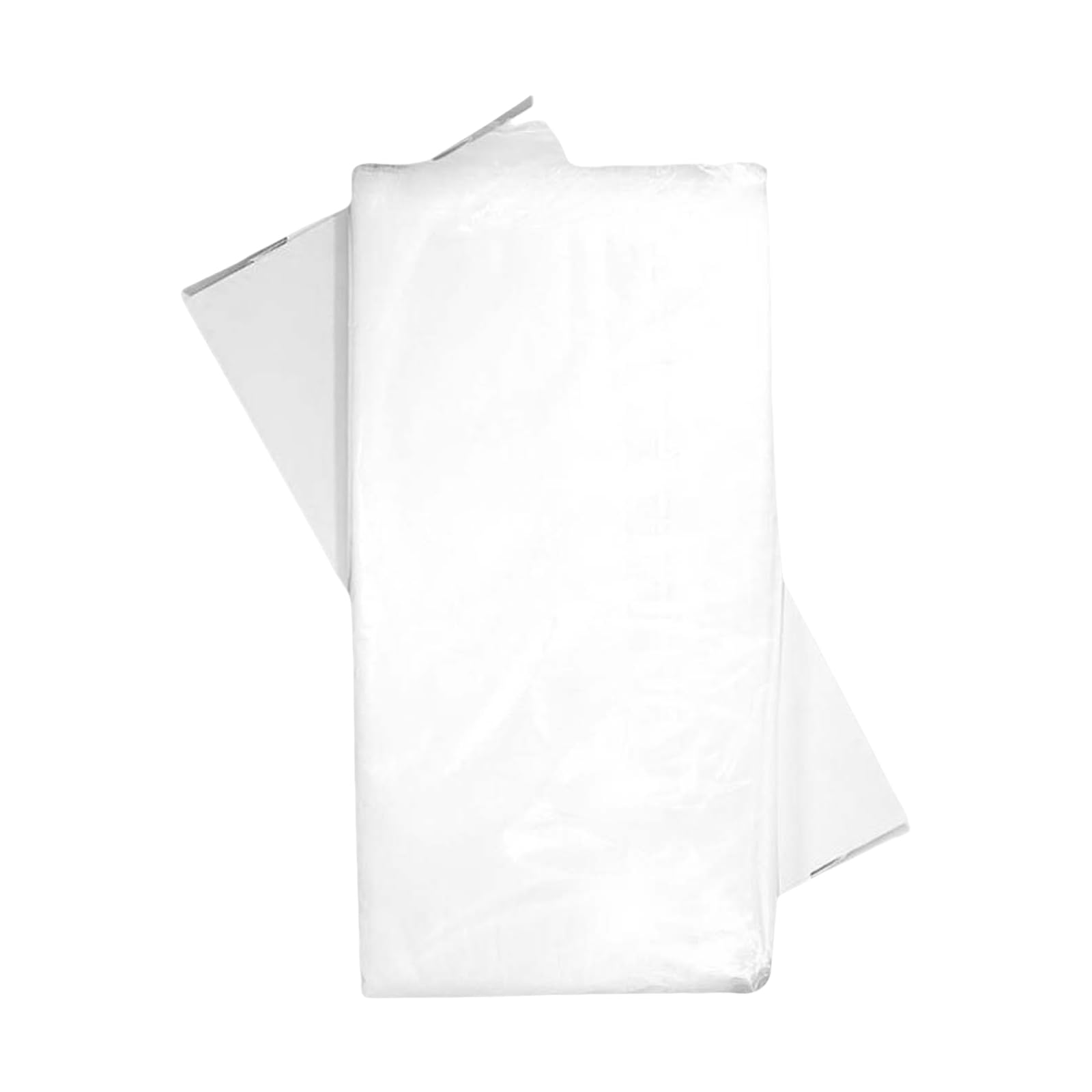 100 protectores de maquillaje desechables para cubrir la cara y la ropa, para mujeres y niñas