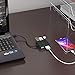 immagine 7ICZI Hub USB 3.0, 4 Porte Ultra Mini Hub USB 3.0 per Trasmissione Dati Alta velocità 5 Gbps e Sincronizzazione per Ultrabook Portatile Tablet PC Compatibili Windows XP Vista 7 8 10 e Altro