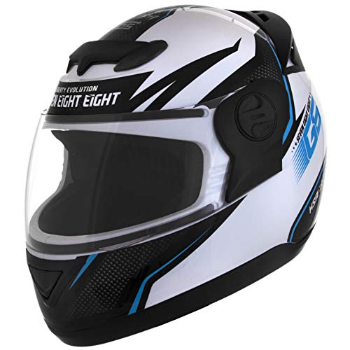 Pro Tork Capacete Evolution G6 Factory Edition 58 multicor (Branco/Azul Claro/Preto)