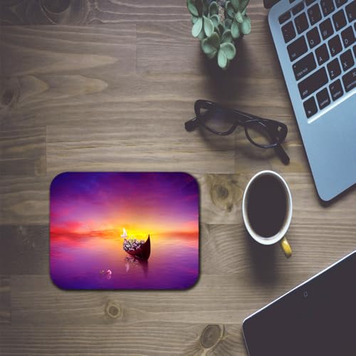 Image of Shivor Gaming Mouse Mat | Smooth Surface Desk Pad | Heat Resistant Rubber Base | Suitable for Laptop Laser and Optical Mice | Printed Design | Non Slip Grip