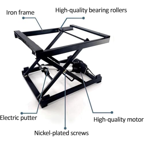 Mesa elevadora de tijera eléctrica, control remoto inalámbrico, altura ajustable, manejo hidráulico de materiales, banco de trabajo portátil resistente para almacén y garaje