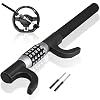 YUFANYA Steering Wheel Lock,Car Digit Combination Keyless Lock,Car Anti-Theft Device Security Device,Universal Fit for Cars,Trucks,Vans(Black)