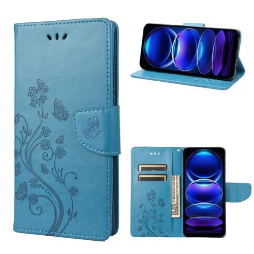 Étui protection Xiaomi Redmi Note 12 5G bleu évitant les rayures d'écran