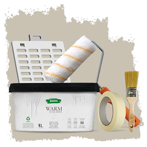 PECTRO Pintura Una Capa 4L (6,3kg) - incluye Rodillo,...