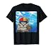 Happy Cat Dreamcore Funny Silly Kitten Brainrot Meme T-Shirt, Men, Black, Large
