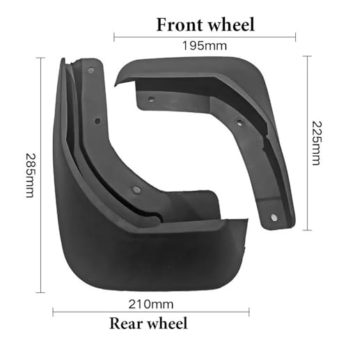 Guardabarros para Volvo S60 2020-2024: juego completo de salpicaderas delanteras y traseras 3