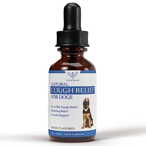 Natural Kennel Cough Treatment for Dogs - Supports Healthy Cough Relief for Dogs...