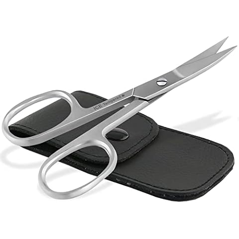 Linkshänder Nagelschere 9 cm gebogene Schnittfläche aus rostfreiem Edelstahl Cover