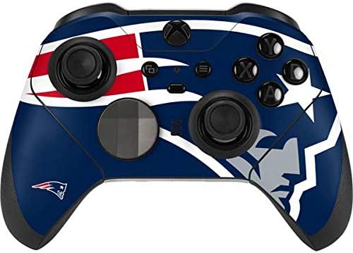 Skinit Decal Gaming Skin Compatible with Xbox Elite Wireless Controller Series 2 - Officially Licensed NFL New England Patriots Large Logo Design