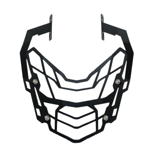 Image of Milachin Heavy Duty CB200X GPS Mount with Headlight Grill /Jaali Protector Head Light Guard Protector Grill, Black Suitable for CB200X.