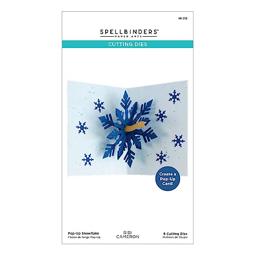 Spellbinders S6-212 Pop-Up Snowflake Etched Dies from The Bibi's Snowflakes Collection by Bibi Cameron