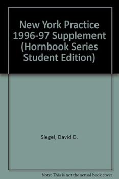 Paperback New York Practice 1996-97 Supplement (HORNBOOK SERIES STUDENT EDITION) Book