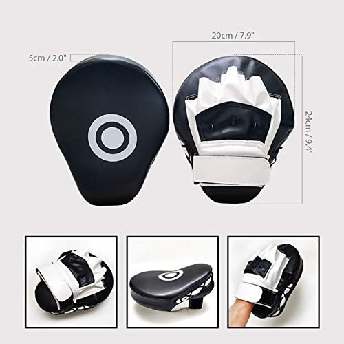 2PCS Boxer Alvo,KKcare peças boxer alvo curvado foco soco luva kickboxing muay thai alvo treino fitn