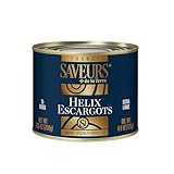 Saveurs Helix Escargot, 1.5 Dozen, Net WT 7 oz(Pack of 3)