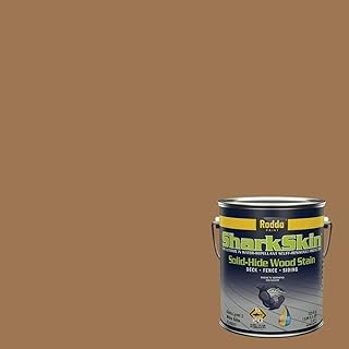 Rodda Paint SharkSkin Deck & Siding Solid Wood Stain, 1 Gallon, 4240031-EX100/Cedar
