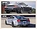 Kspeed Rear Spoiler Trunk Wing Compatible with 2015-2024 Ford Mustang GT500 Rear Wing Black