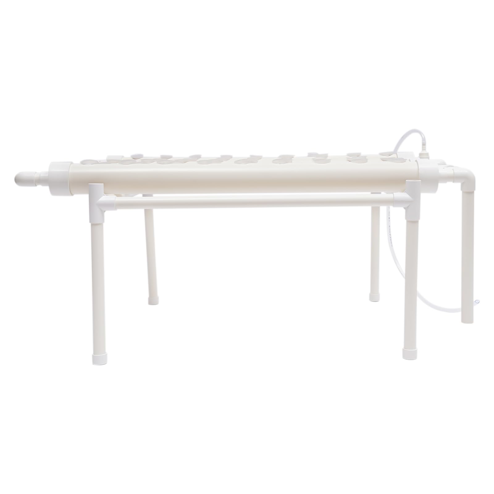 Sistema de cultivo hidropónico 36/54 estantes verticales hidropónicos con 4 tubos principales y bomba de agua, kit de cultivo fácil de instalar para hierbas, lechugas y verduras (54 plantas)