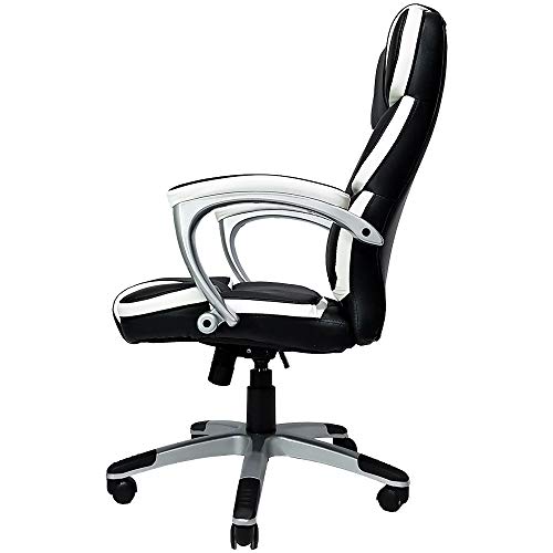 Cadeira Presidente Corporate em Couro PU Giratória Preto, Mymax, 25.009122, Preto