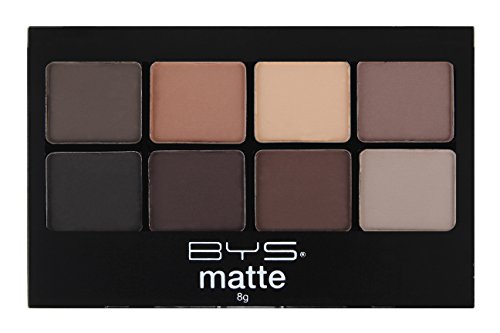BYS Eyeshadow Makeup Palette 8 Shades- Matte Neutrals