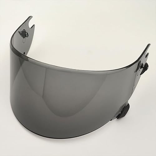 ヘルメットバイザー SHARK Race R Pro GPヘルメットバイザー風防シールドメガネバイザーヘルメットアクセサリー用オートバイヘルメットレンズ1個(Light black silver)